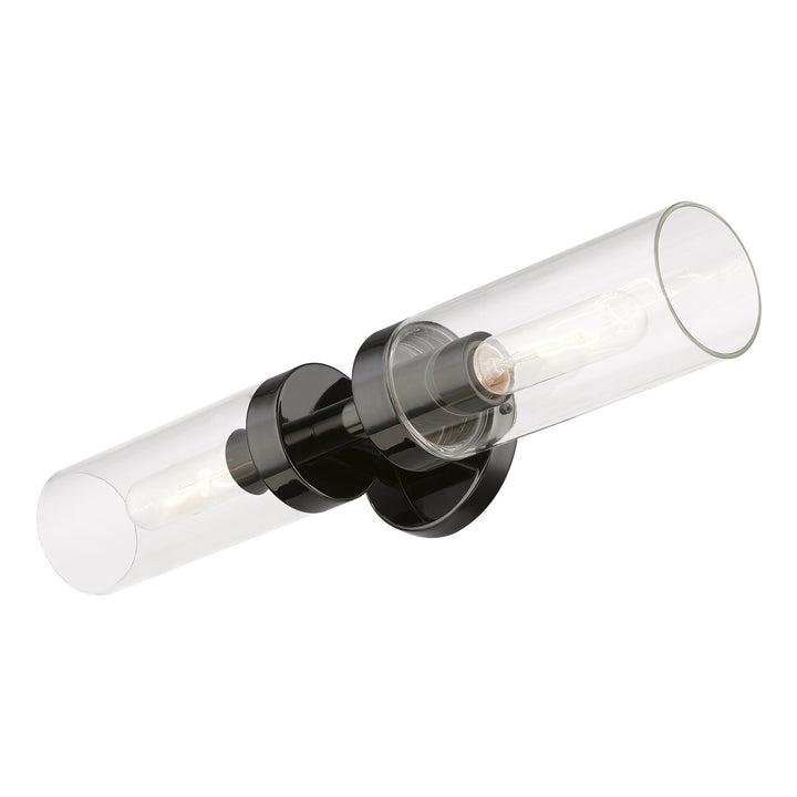 Livex Ludlow 16172-46 Wall Sconce Light - Black Chrome