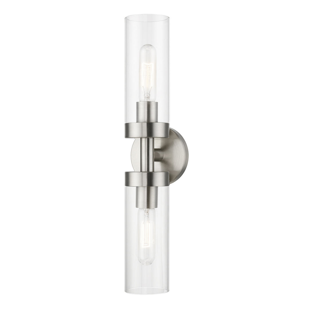 Livex Ludlow 16172-91 Wall Sconce Light - Brushed Nickel