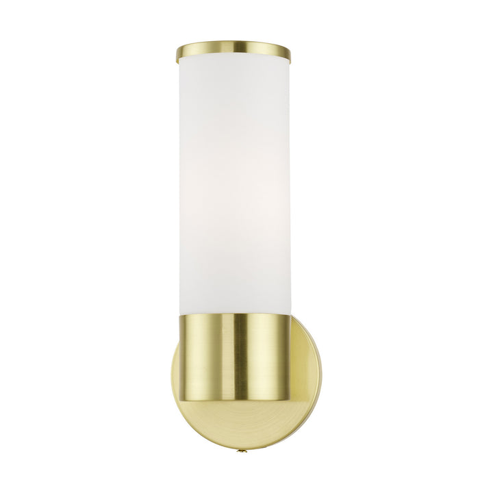 Livex Lindale 16561-12 Wall Sconce Light - Satin Brass