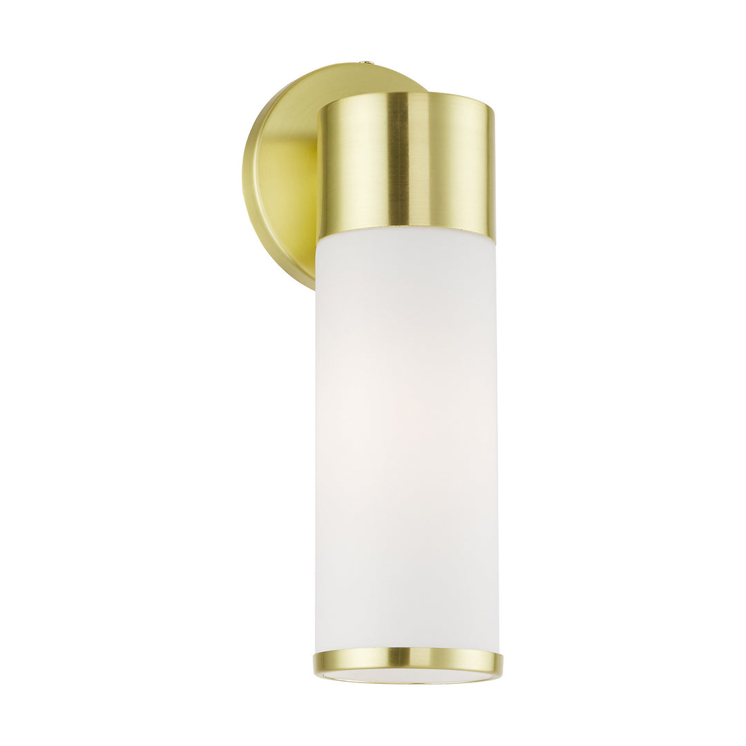 Livex Lindale 16561-12 Wall Sconce Light - Satin Brass
