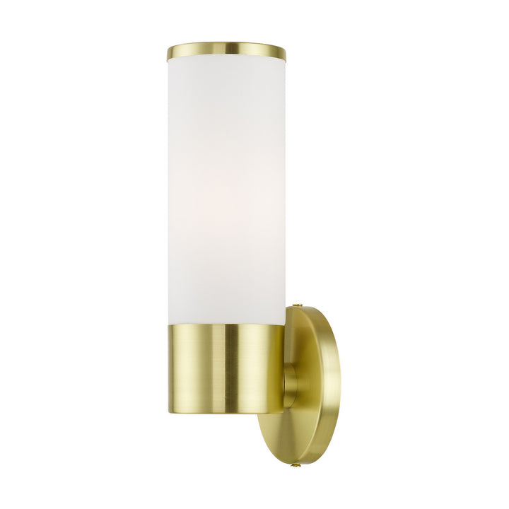 Livex Lindale 16561-12 Wall Sconce Light - Satin Brass