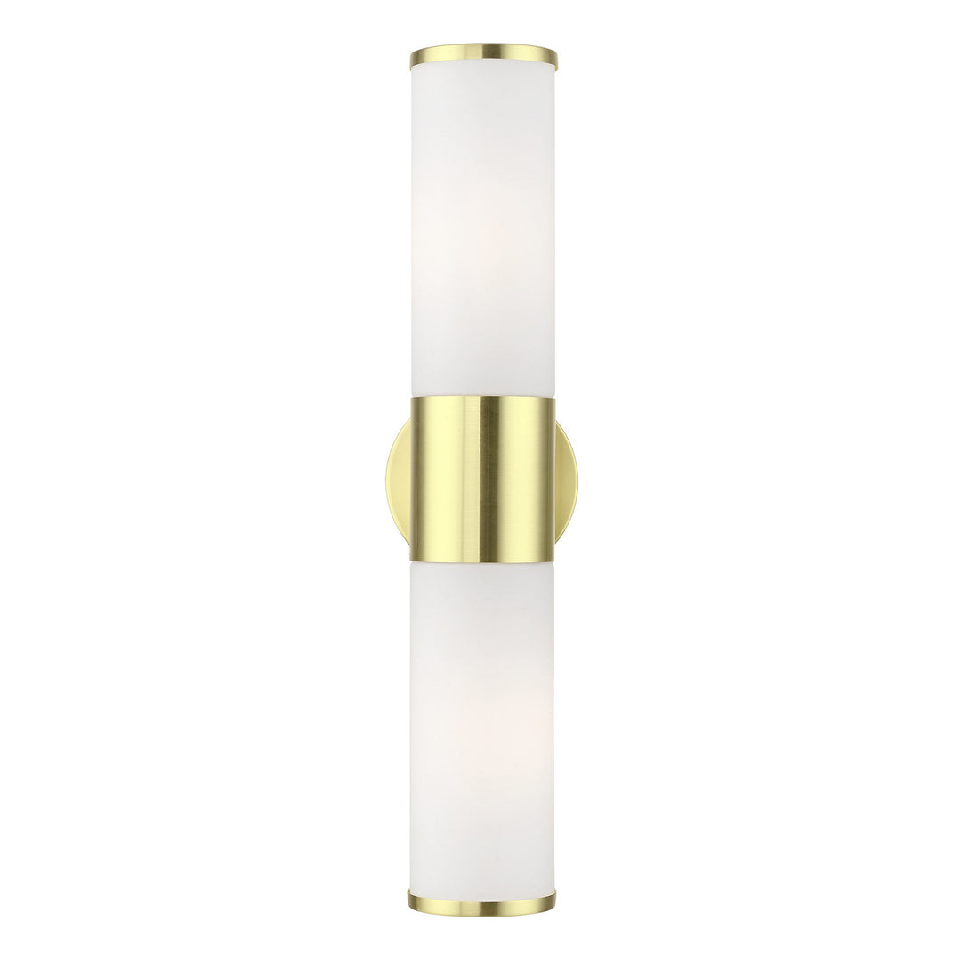 Livex Lindale 16562-12 Wall Sconce Light - Satin Brass