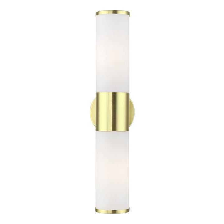 Livex Lindale 16562-12 Wall Sconce Light - Satin Brass