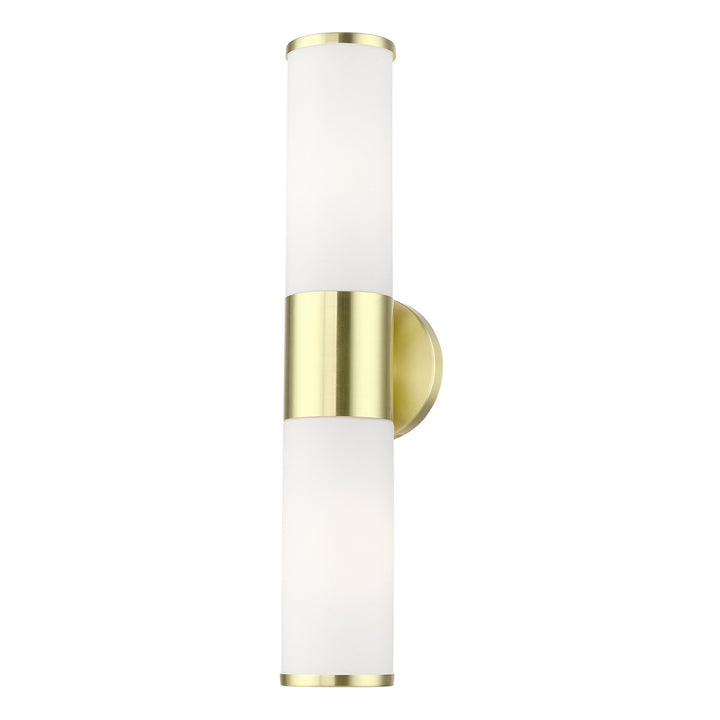 Livex Lindale 16562-12 Wall Sconce Light - Satin Brass