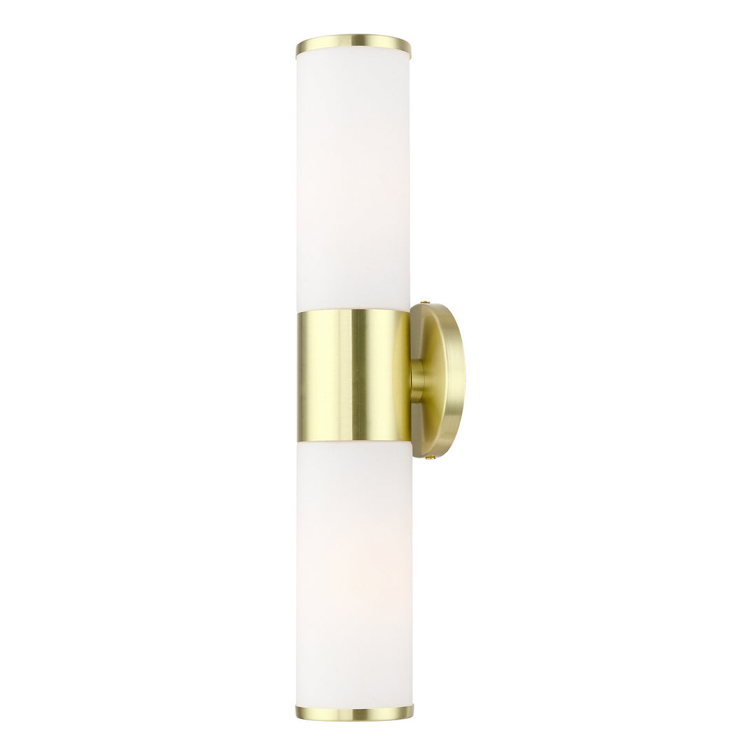 Livex Lindale 16562-12 Wall Sconce Light - Satin Brass