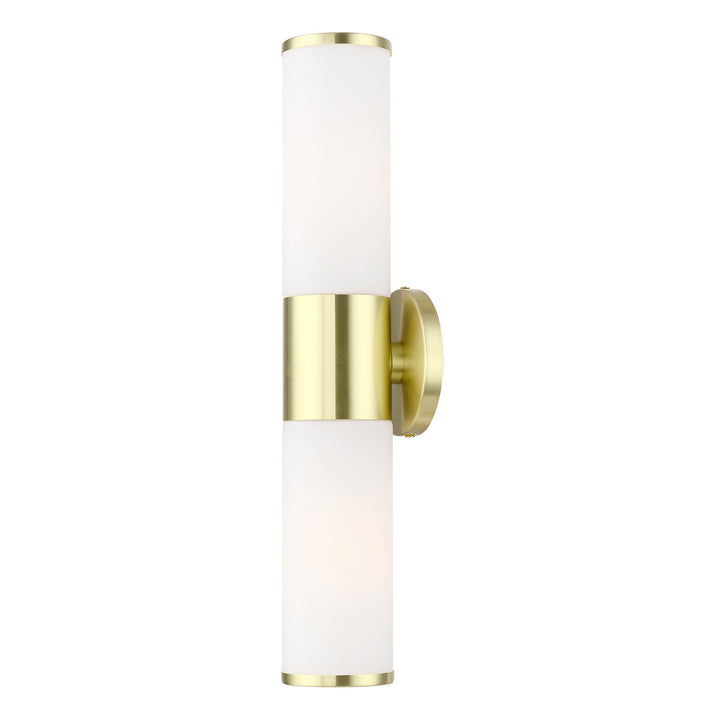 Livex Lindale 16562-12 Wall Sconce Light - Satin Brass