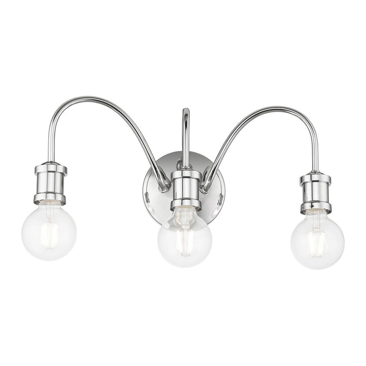 Livex Lansdale 16573-05 Bath Vanity Light 19 in. wide - Polished Chrome