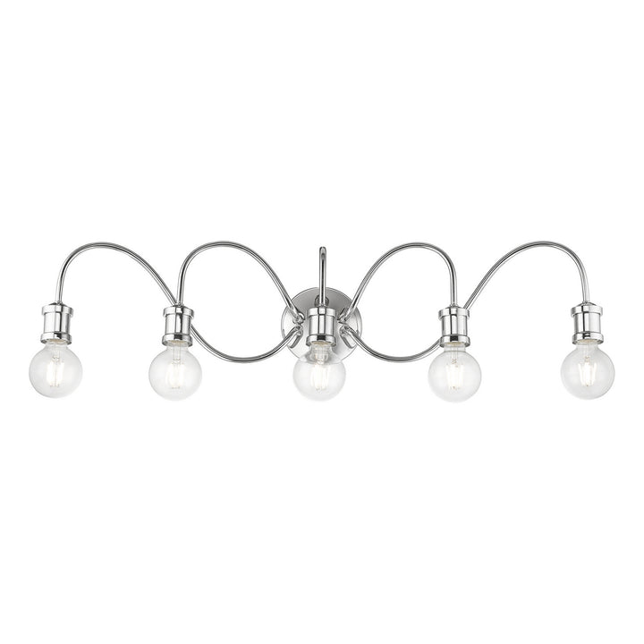 Livex Lansdale 16575-05 Bath Vanity Light 34 in. wide - Polished Chrome