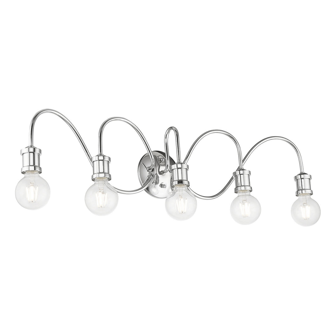 Livex Lansdale 16575-05 Bath Vanity Light 34 in. wide - Polished Chrome