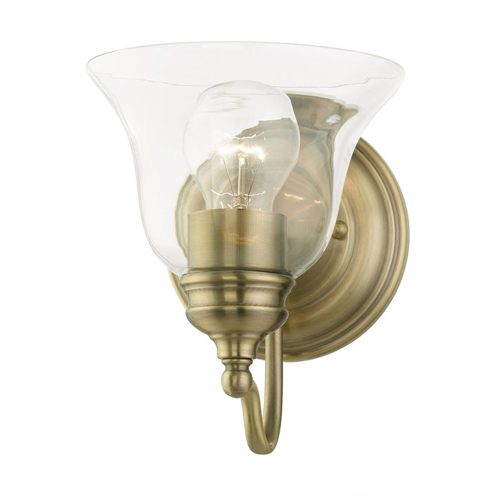 Livex Moreland 16931-01 Wall Sconce Light - Antique Brass