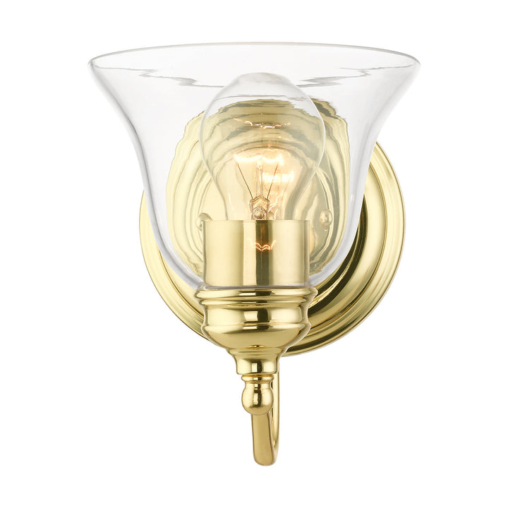 Livex Moreland 16931-02 Wall Sconce Light - Polished Brass