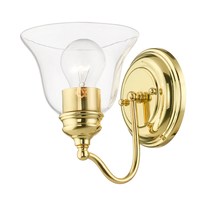Livex Moreland 16931-02 Wall Sconce Light - Polished Brass