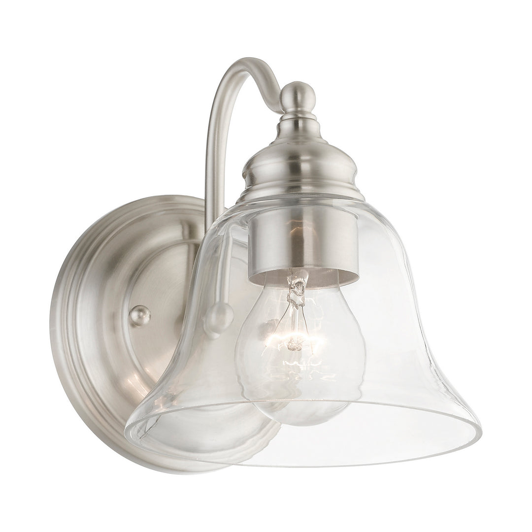 Livex Moreland 16931-91 Wall Sconce Light - Brushed Nickel