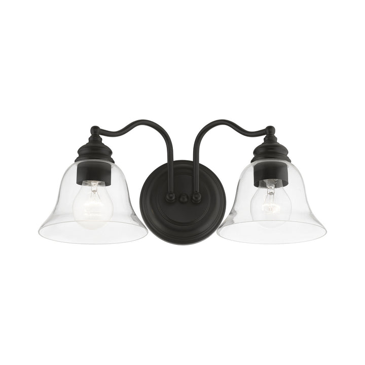 Livex Moreland 16932-04 Bath Vanity Light 16 in. wide - Black