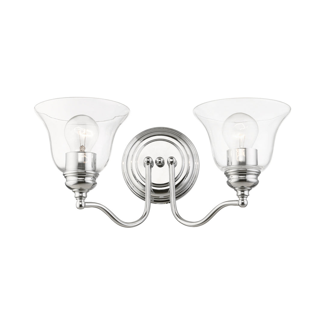 Livex Moreland 16932-05 Bath Vanity Light 16 in. wide - Polished Chrome