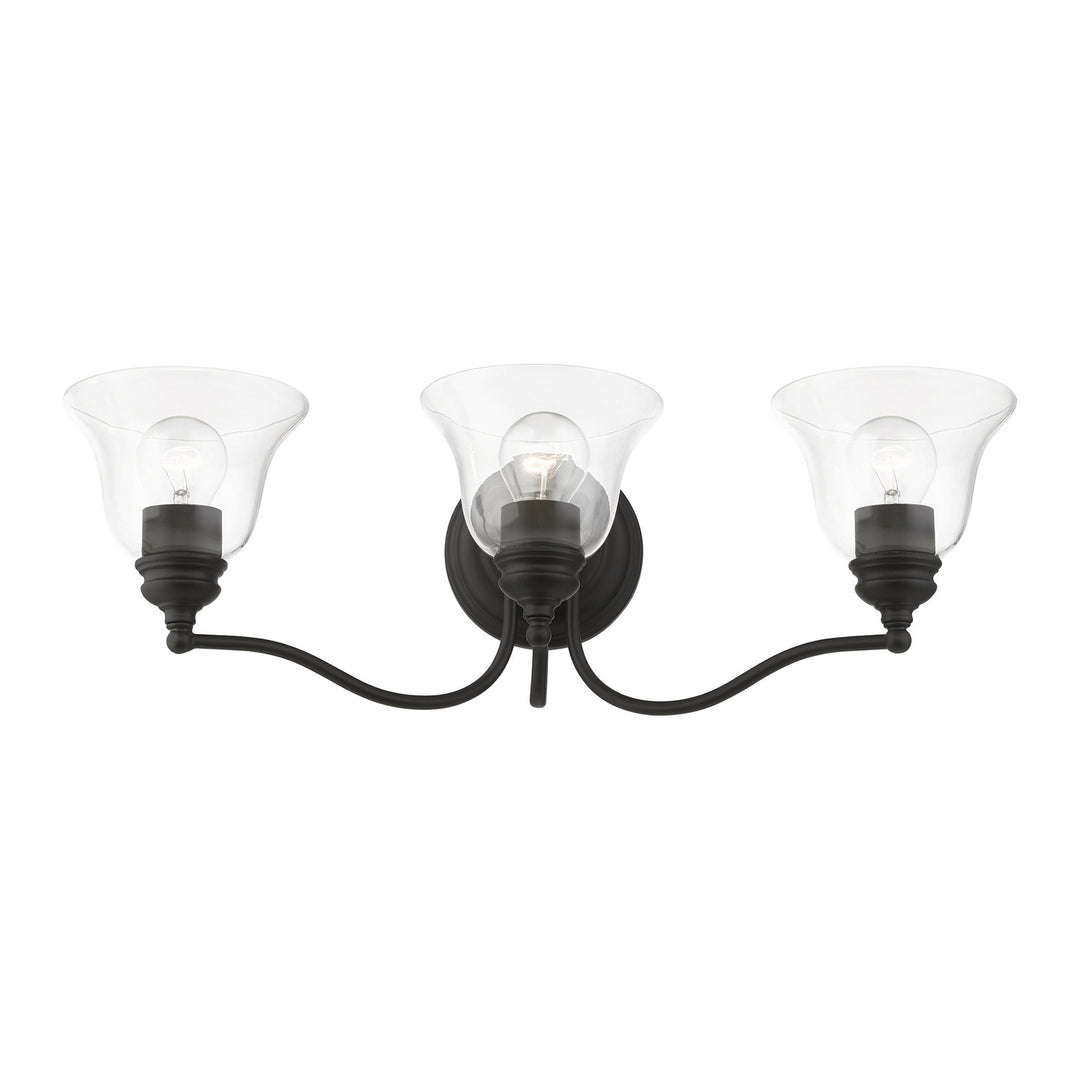 Livex Moreland 16933-04 Bath Vanity Light 24 in. wide - Black