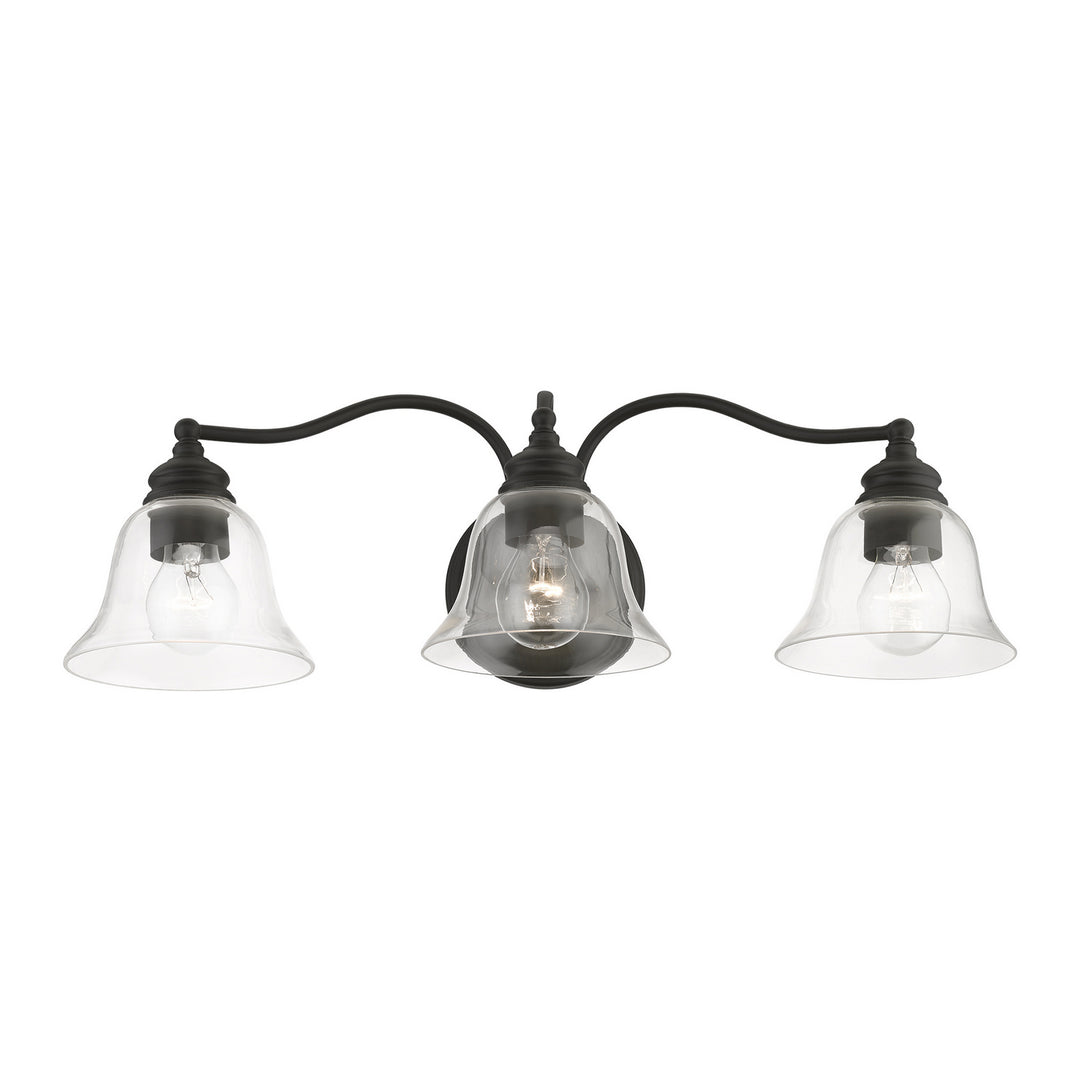 Livex Moreland 16933-04 Bath Vanity Light 24 in. wide - Black