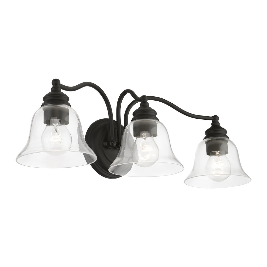 Livex Moreland 16933-04 Bath Vanity Light 24 in. wide - Black