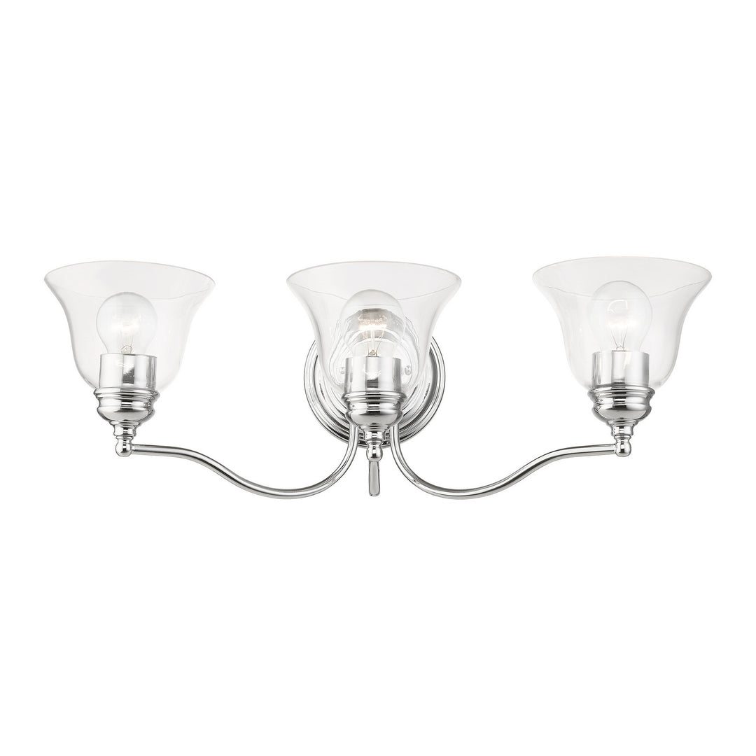 Livex Moreland 16933-05 Bath Vanity Light 24 in. wide - Polished Chrome