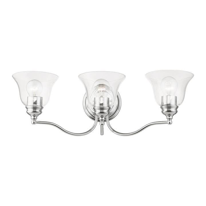 Livex Moreland 16933-05 Bath Vanity Light 24 in. wide - Polished Chrome