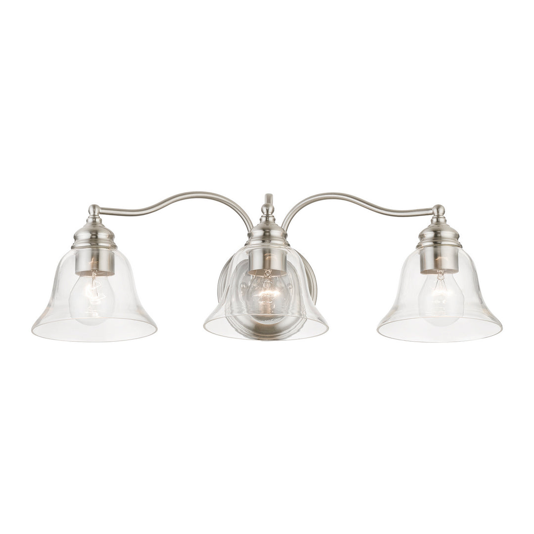 Livex Moreland 16933-91 Bath Vanity Light 24 in. wide - Brushed Nickel