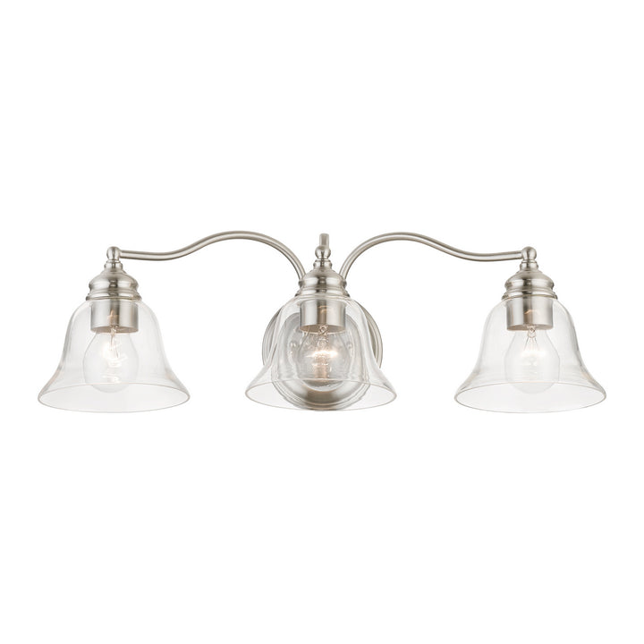 Livex Moreland 16933-91 Bath Vanity Light 24 in. wide - Brushed Nickel