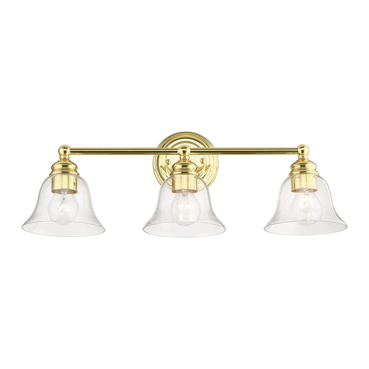 Livex Moreland 16943-02 Bath Vanity Light 24 in. wide - Polished Brass