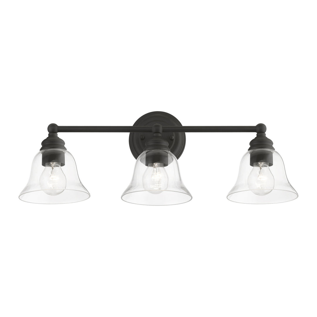 Livex Moreland 16943-04 Bath Vanity Light 24 in. wide - Black