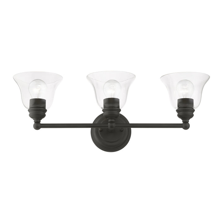 Livex Moreland 16943-04 Bath Vanity Light 24 in. wide - Black