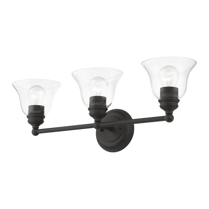 Livex Moreland 16943-04 Bath Vanity Light 24 in. wide - Black