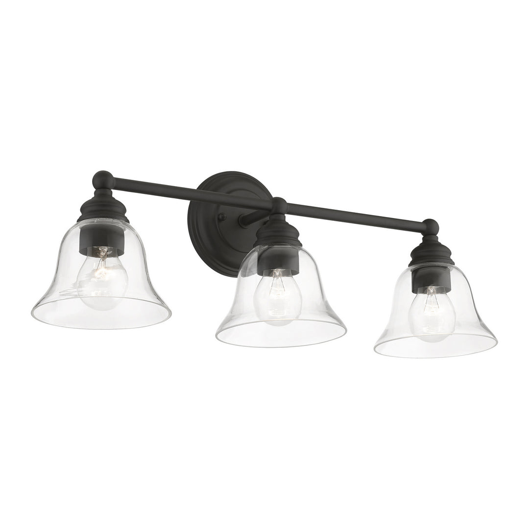 Livex Moreland 16943-04 Bath Vanity Light 24 in. wide - Black