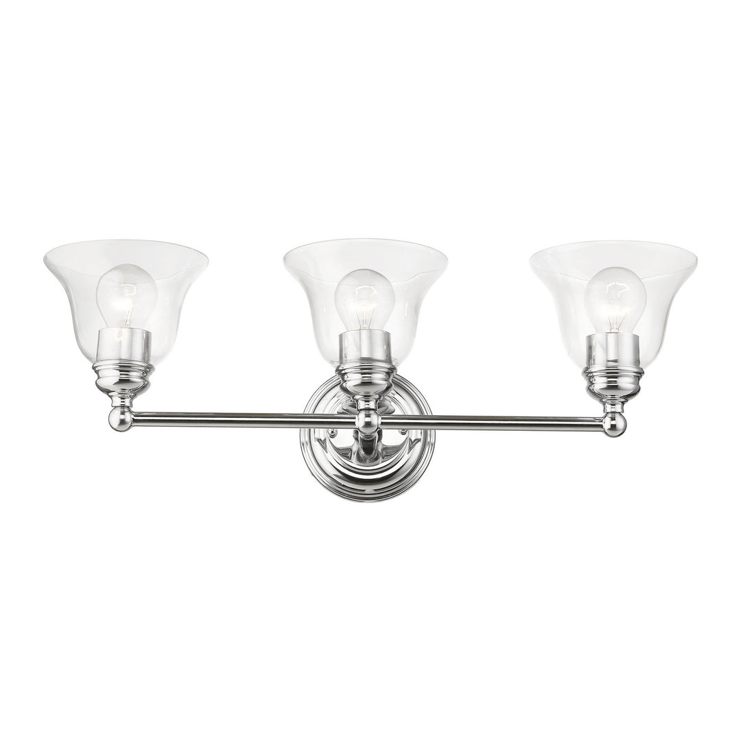 Livex Moreland 16943-05 Bath Vanity Light 24 in. wide - Polished Chrome