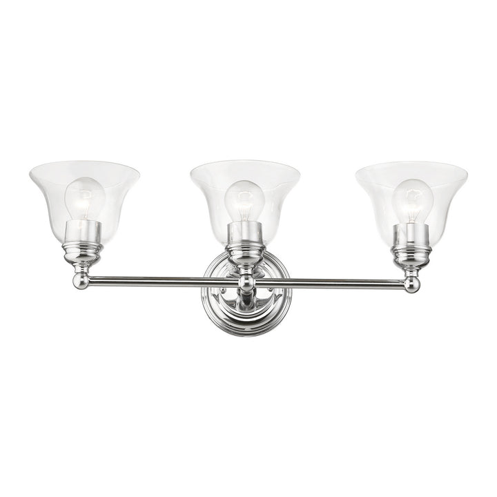 Livex Moreland 16943-05 Bath Vanity Light 24 in. wide - Polished Chrome