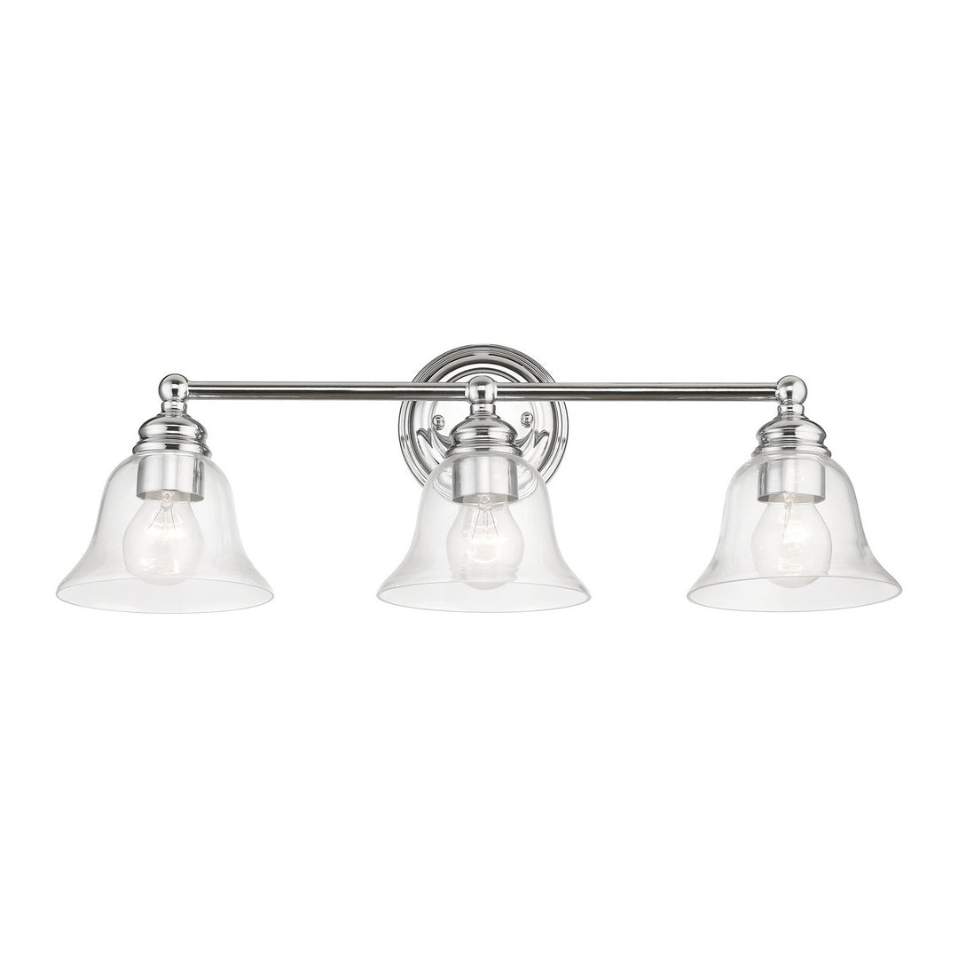 Livex Moreland 16943-05 Bath Vanity Light 24 in. wide - Polished Chrome