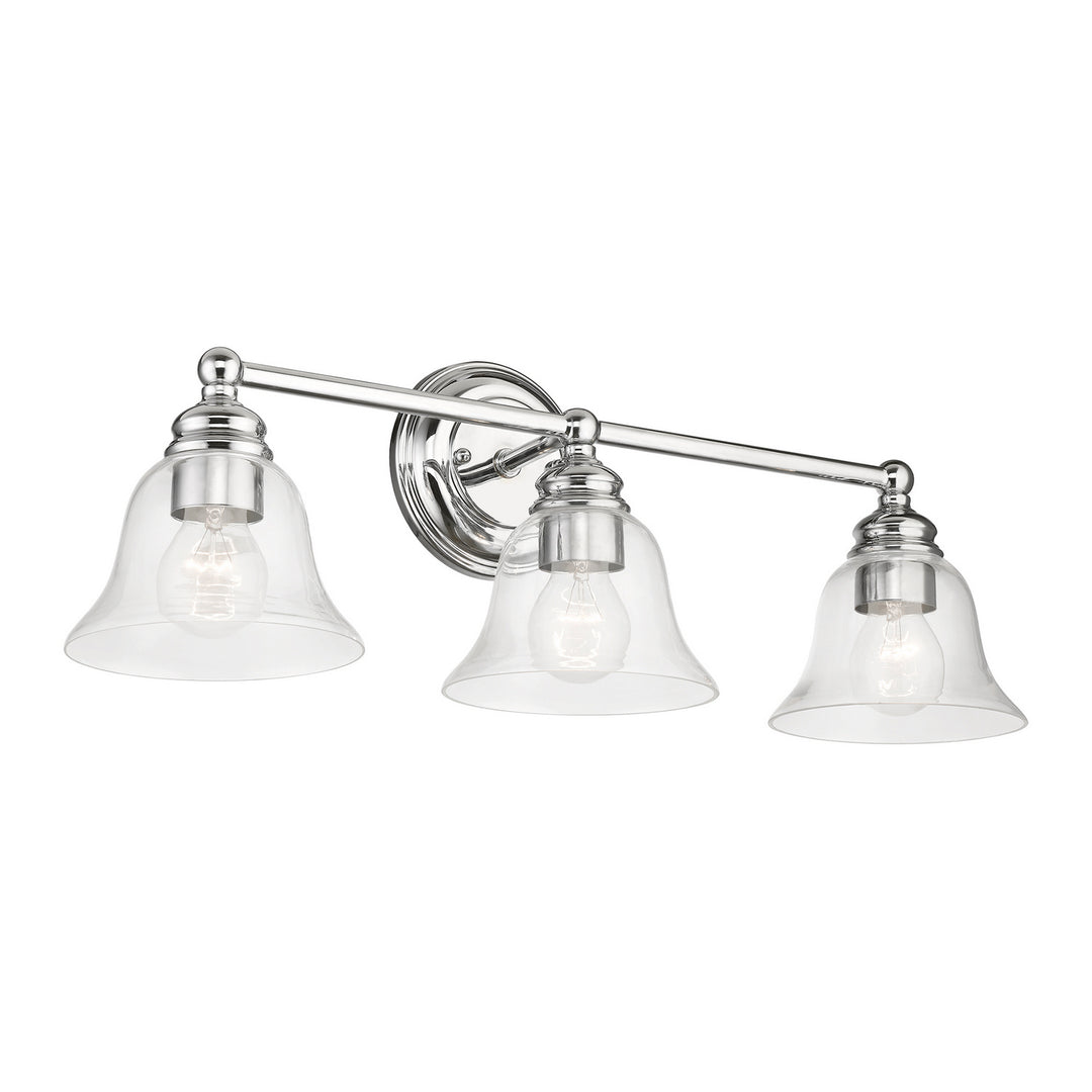 Livex Moreland 16943-05 Bath Vanity Light 24 in. wide - Polished Chrome