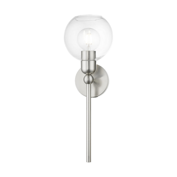 Livex Downtown 16971-91 Wall Sconce Light - Brushed Nickel