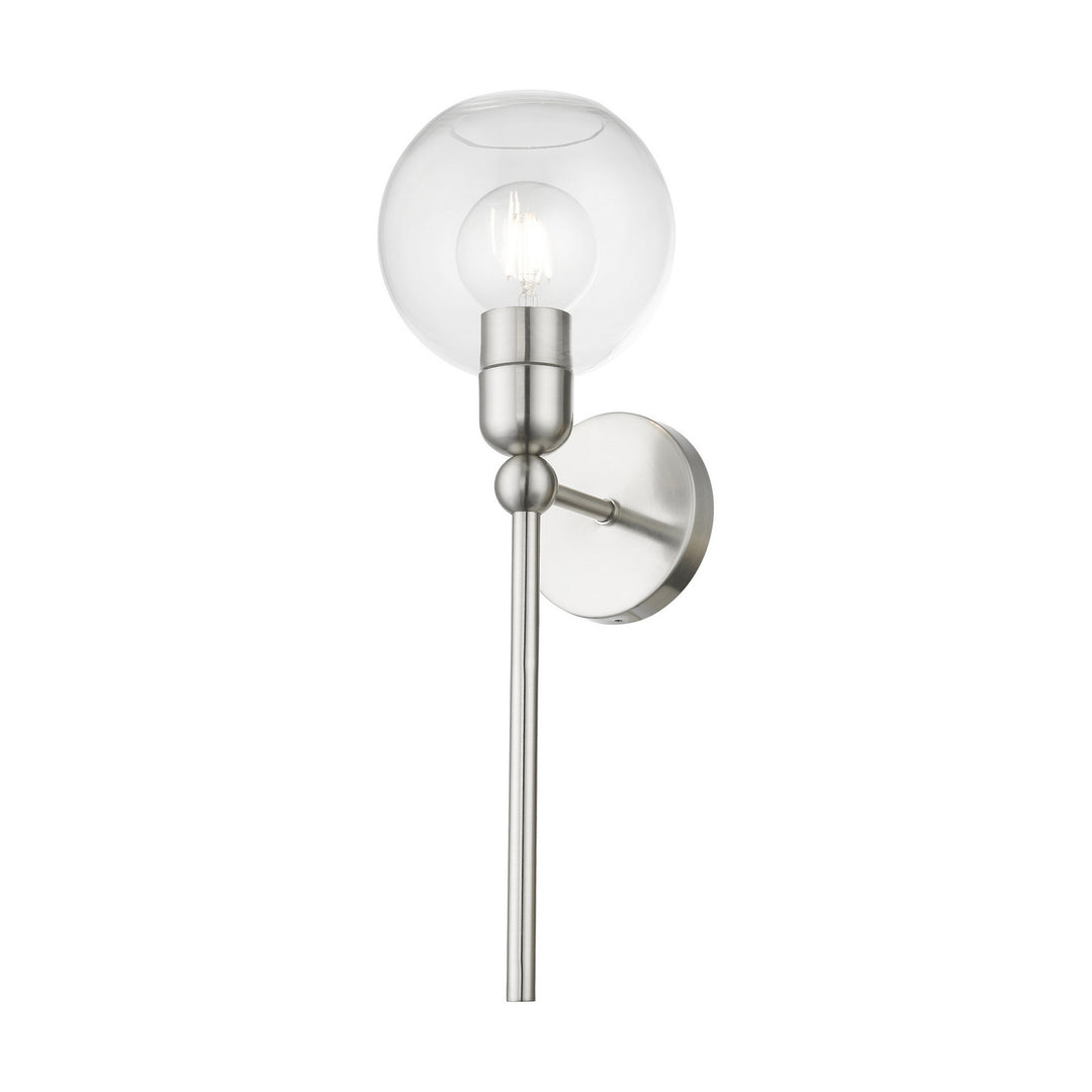 Livex Downtown 16971-91 Wall Sconce Light - Brushed Nickel