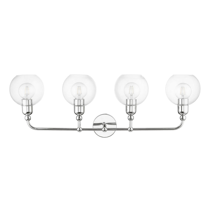 Livex Downtown 16975-05 Bath Vanity Light 36 in. wide - Polished Chrome