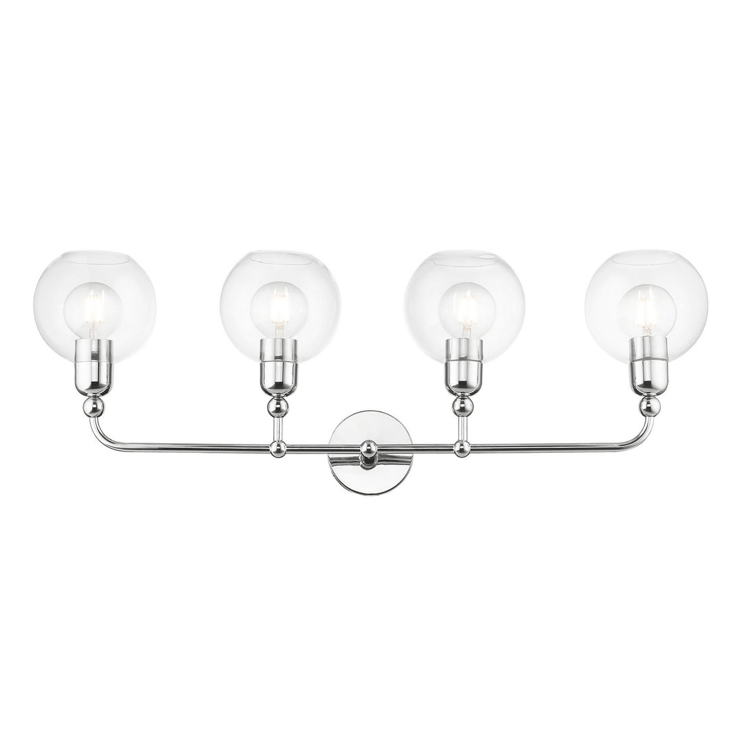 Livex Downtown 16975-05 Bath Vanity Light 36 in. wide - Polished Chrome