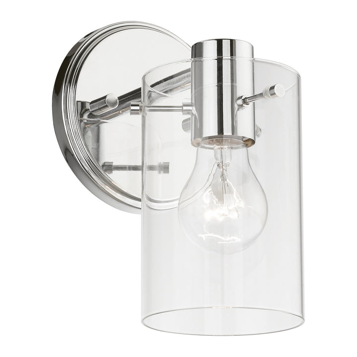Livex Munich 17231-05 Wall Sconce Light - Polished Chrome