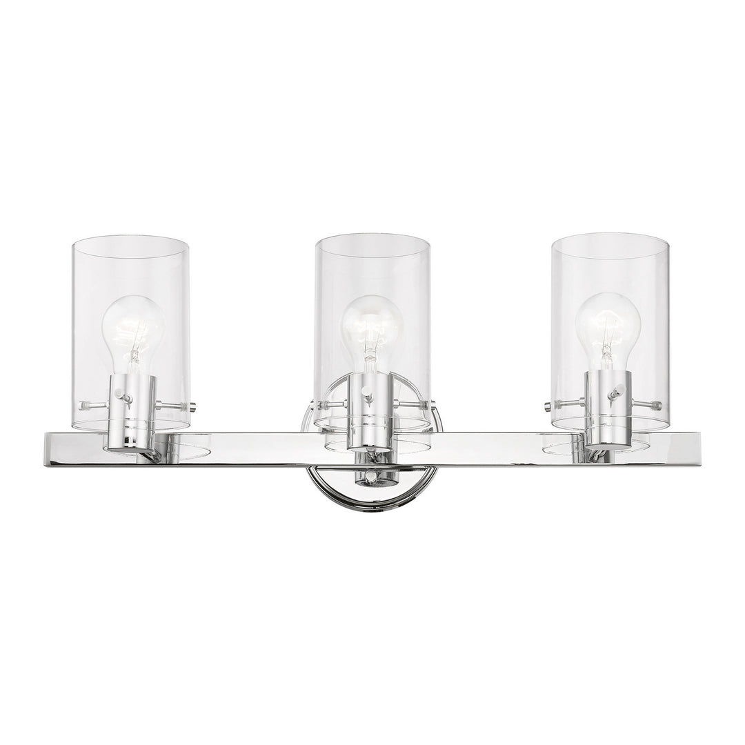 Livex Munich 17233-05 Bath Vanity Light 23 in. wide - Polished Chrome