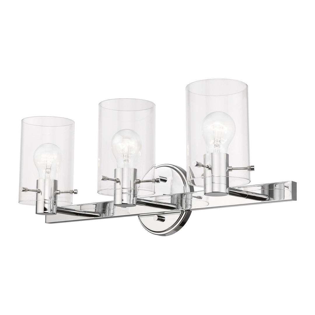 Livex Munich 17233-05 Bath Vanity Light 23 in. wide - Polished Chrome