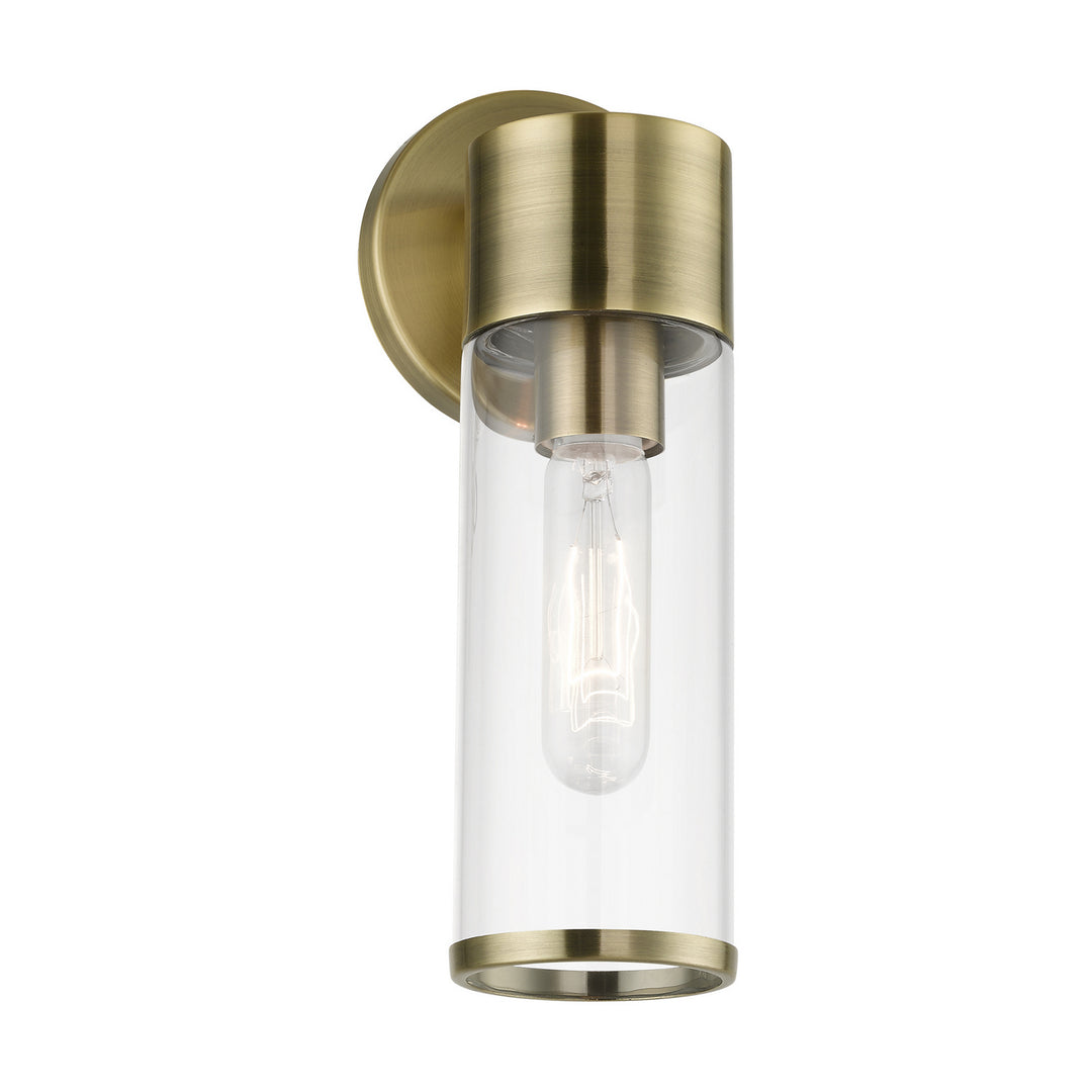 Livex Banca 17281-01 Wall Sconce Light - Antique Brass