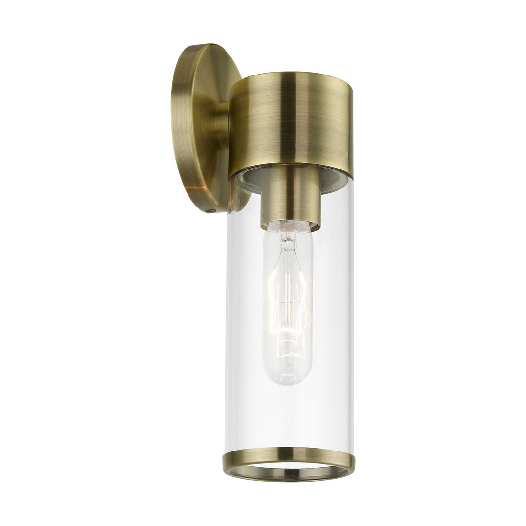 Livex Banca 17281-01 Wall Sconce Light - Antique Brass