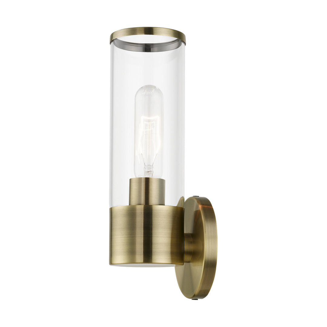 Livex Banca 17281-01 Wall Sconce Light - Antique Brass