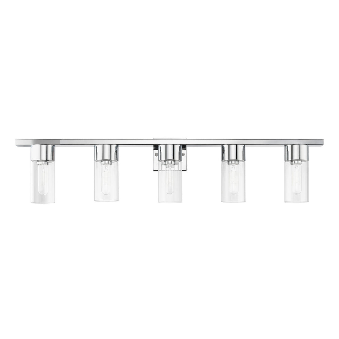 Livex Carson 17315-05 Bath Vanity Light 40 in. wide - Polished Chrome