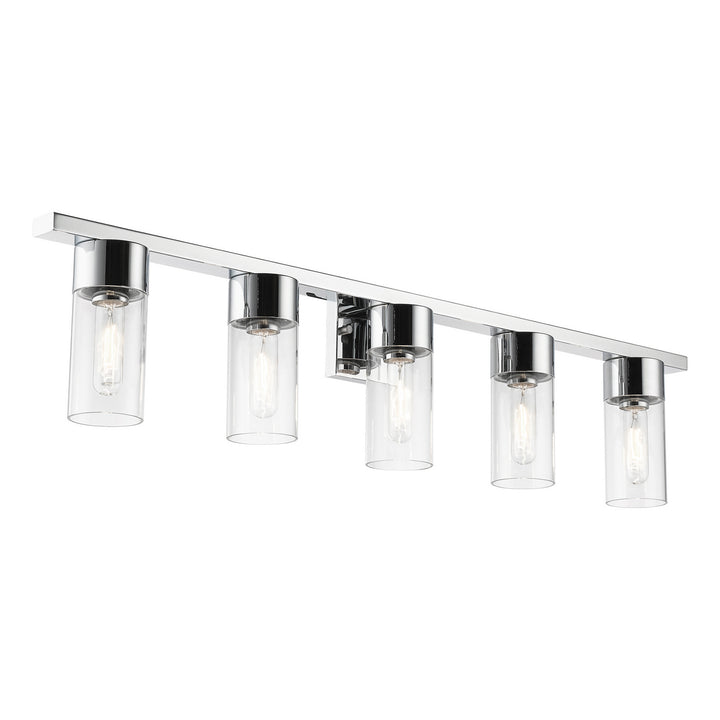 Livex Carson 17315-05 Bath Vanity Light 40 in. wide - Polished Chrome