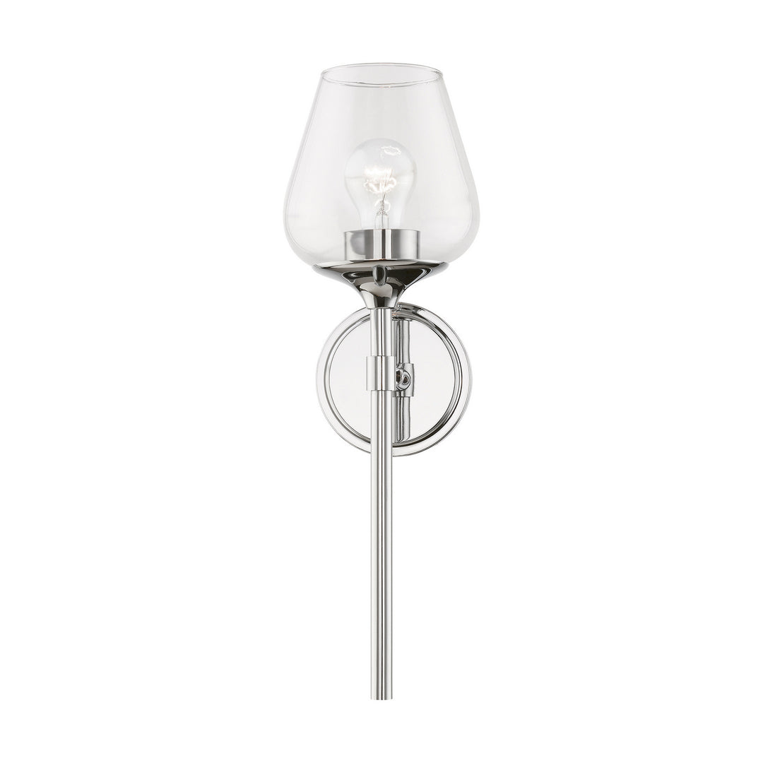 Livex Willow 17471-05 Wall Sconce Light - Polished Chrome