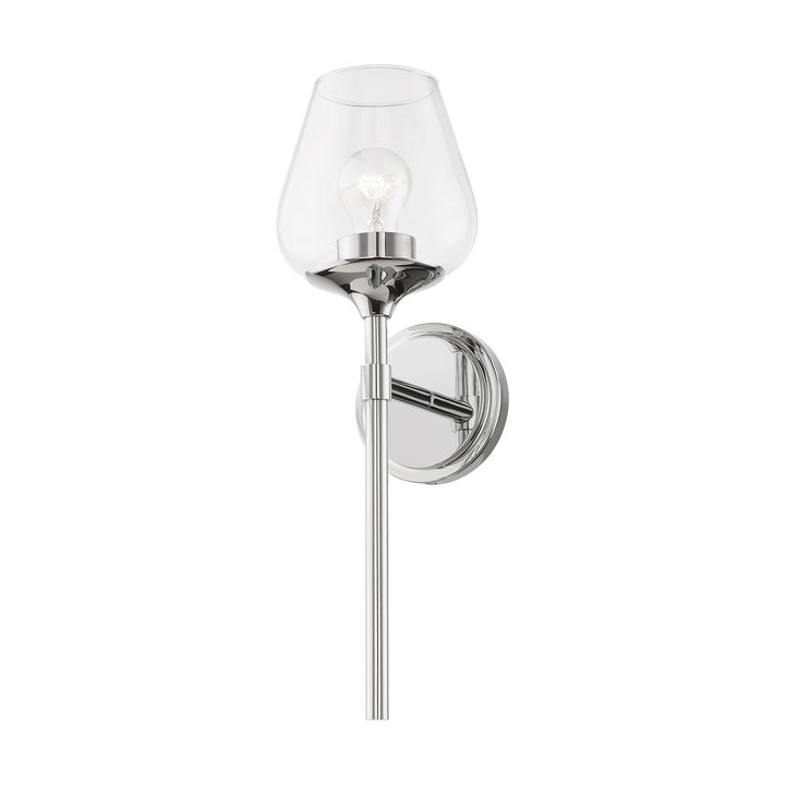 Livex Willow 17471-05 Wall Sconce Light - Polished Chrome