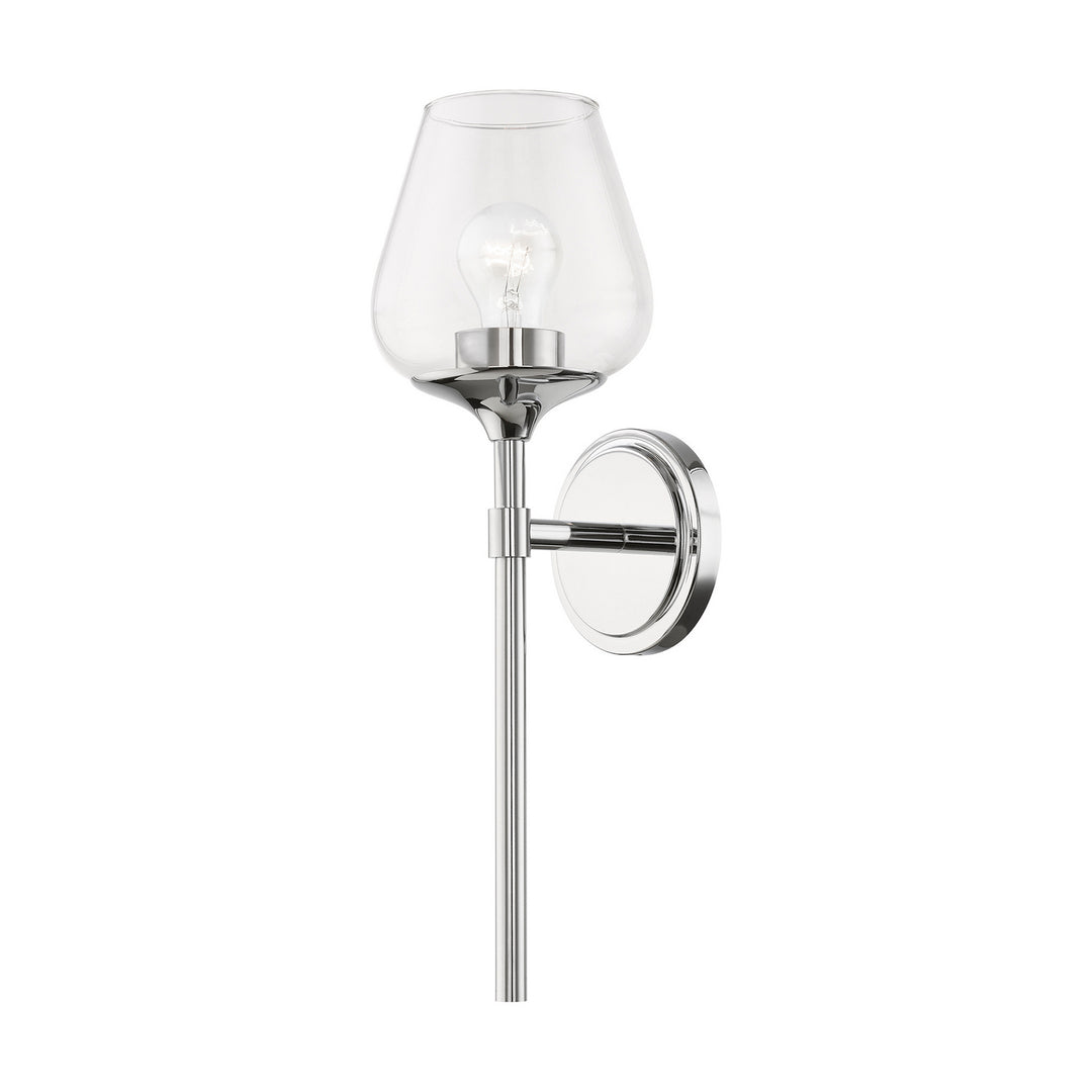 Livex Willow 17471-05 Wall Sconce Light - Polished Chrome